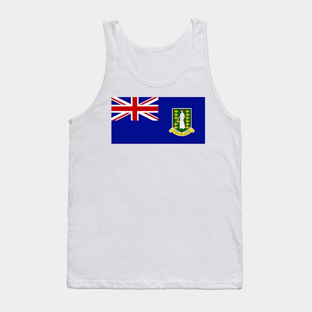 British Virgin Islands Flag Tank Top by macdonaldcreativestudios